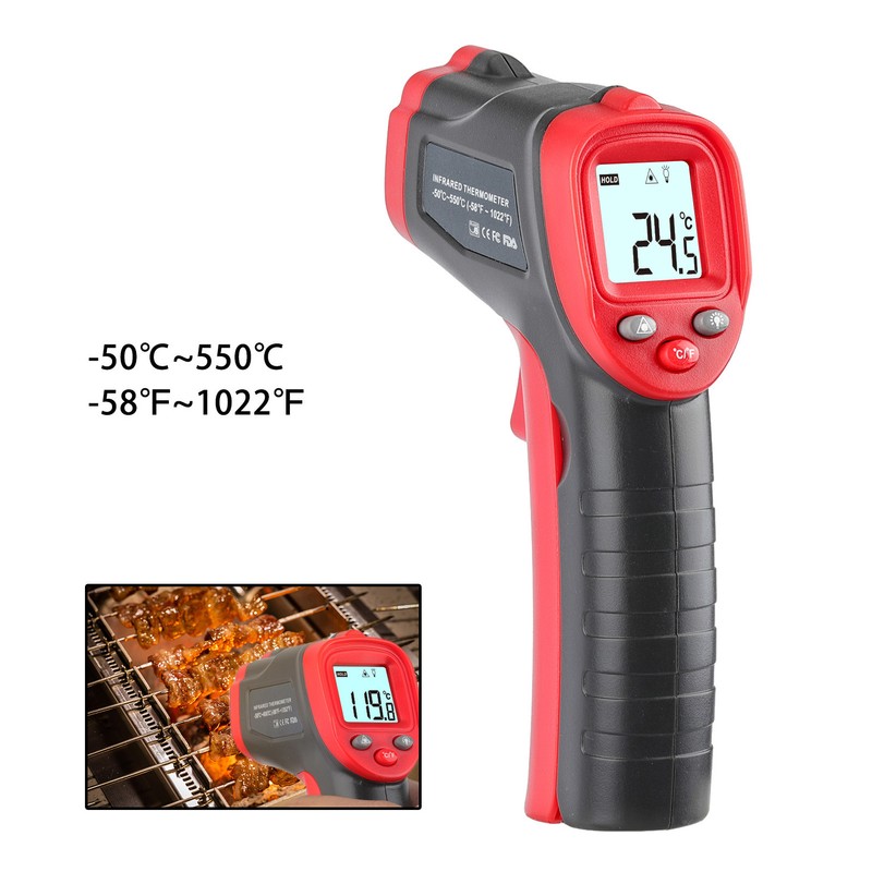 Infrared Thermometer Digital Display Non Contact Temperature Gun ‑50℃~550℃ Temp