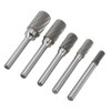 Double Cut Carbide Burrs Rotary Files Set 6mm Shank for