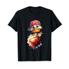 Duck Dunk Basketball-Liebhaber lustig T-Shirt, black