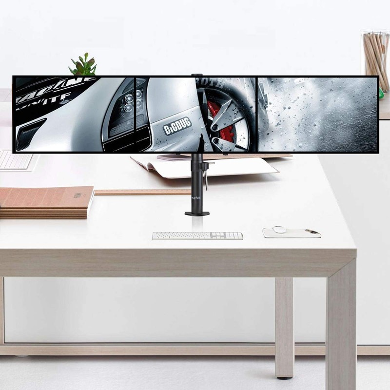 Suptek Triple LED LCD Monitor Desk Mount Heavy Duty Fully