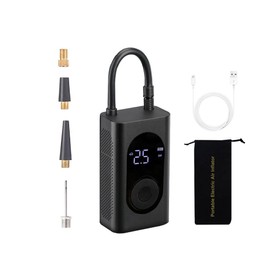 VOJKOREL Car Tire Inflator Portable Air Compressor with LED Light Digital Display 150PSI 4000mAh Air Pump for Car,Motorcycle, Bike