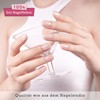 Danni & Toni Semi-Cured Gel Nail Strips, Transparent Clear Shiny