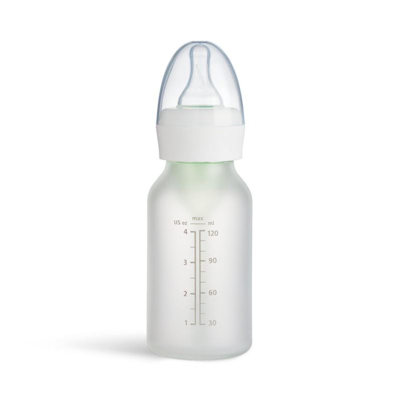Munchkin Bond Silicone Coated Glass Baby Bottles - Anti-Colic Feeding