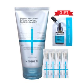 Mediheal Derma Madecassoside Cream Pack Cleanser 120ml + 20ml Extra Gift / Madeca Serum 10ml Extra Gift, 1 Item, 120ml / 메디힐 더마 마데카소사이드 크림 팩클렌저120ml+20ml추가증정/ 마데카 세럼 10ml 추가증정, 1개, 120ml