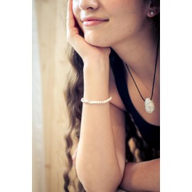 Lebensquelle Plus Mini Ball Bracelet, 4 mm, High-Quality Gemstone Bracelet, Gemstone