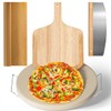 5 PCS Large Pizza Stone Set,Heavy Duty 16" Pizza Stone