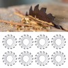 8Pcs Gear Milling Cutter High Speed Steel Disk shaped 20°