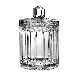Barski Handmade and Handcut Crystal Cookie Jar/Candy Box, 7"H, 1/2 Litre, 17 oz, Made in Europe