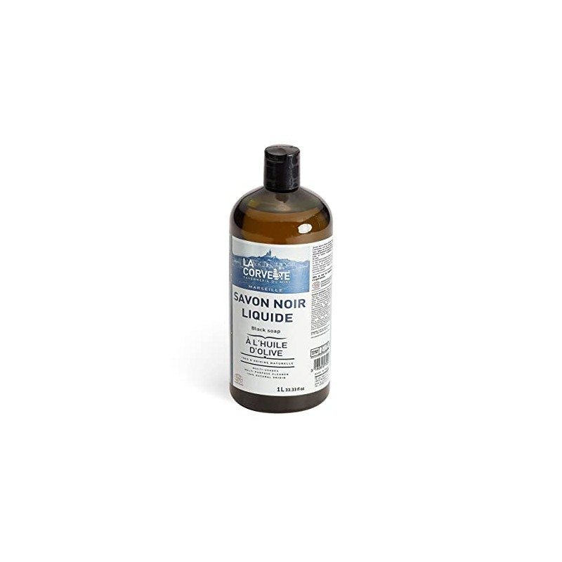 The Corvette ECOCERT Olive Black Soap Liquid 1 Litre