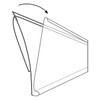 Shelf Label Strips, 100 Pack, Clear Label & Sign Holder,