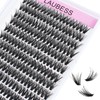 LAUBESS Pestañas Postizas Individuales, Extensiones De Pestañas Postizas, Pestañas Postizas