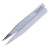 Eyeluvlashes Classic Isolation Tweezers 12.5cm – Professional Straight Lash Tweezers