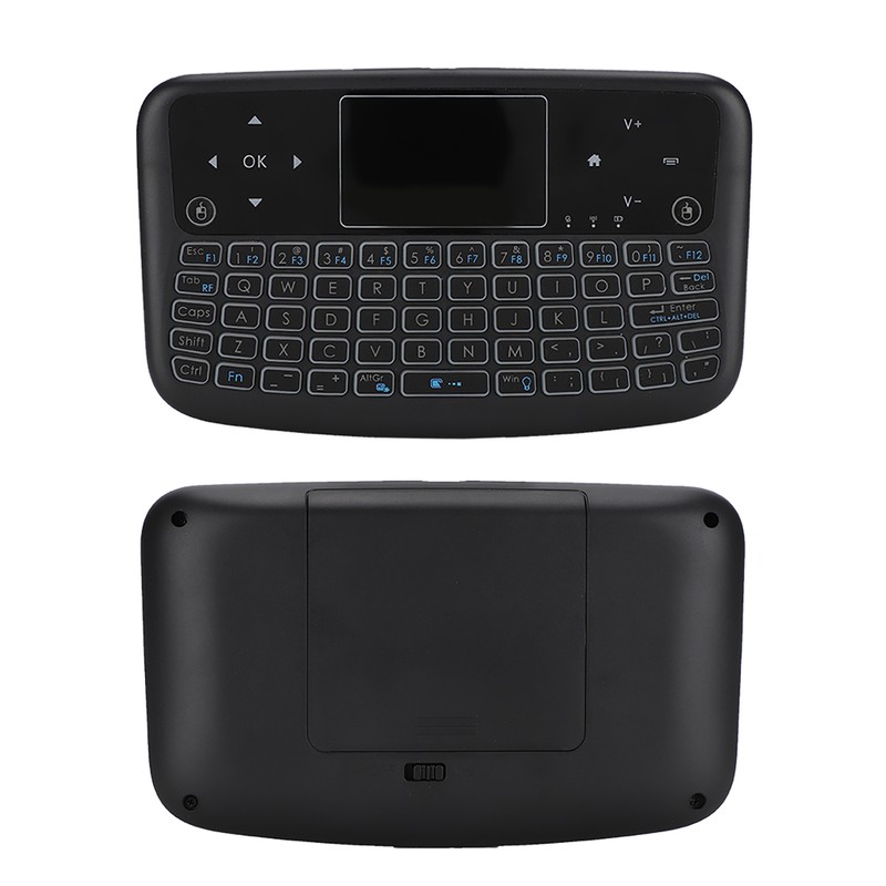 Mini Touch Flat Backlight 2.4G Button Wireless Keyboard Left and