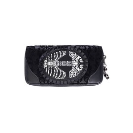Banned Vine Black Ribcage Lace Purse
