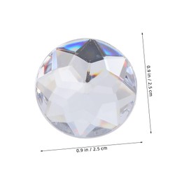 DOITOOL 100PCS Acrylic Flatback Rhinestones for Crafts DIY Decorations Clothes Shoes Nail Art and Theatrical Performances Durable Portable Sparkle Gems