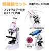 PLEAVIT Microscope Set, Elementary School Students, Junior High School, Children,