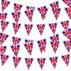 10 Metre Union Jack Triangle Bunting Banner with 30 Flags,