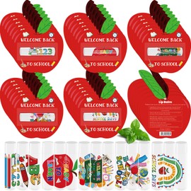 30 Pack Back to School Gifts for Students Bulk Lip Balm First Day of School Party Favors Moisturizing Natural Lip Balms for Kids Classroom Kindergarten Preschool Prize Party Supplies
