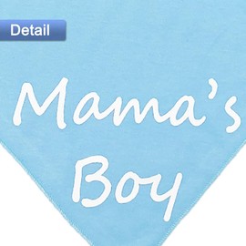 2 Pack Mom’s Boy & Girl Gender Reveal Pets Bandana Reversible Triangle Dogs Scarf Photo Prop Blue and Pink