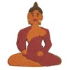 Staedter Embossing Buddha Shape Cookie Cutter, Stainless Steel,7 x 6