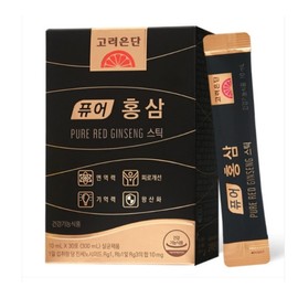 Goryeo Eundan Pure Red Ginseng Stick 30 Packs 1 Box Red Ginseng Stick Ginsenoside Immunity Fatigue Improvement / 고려은단 퓨어 홍삼 스틱 30포 1박스 홍삼스틱 진세노사이드 면역력 피로개선