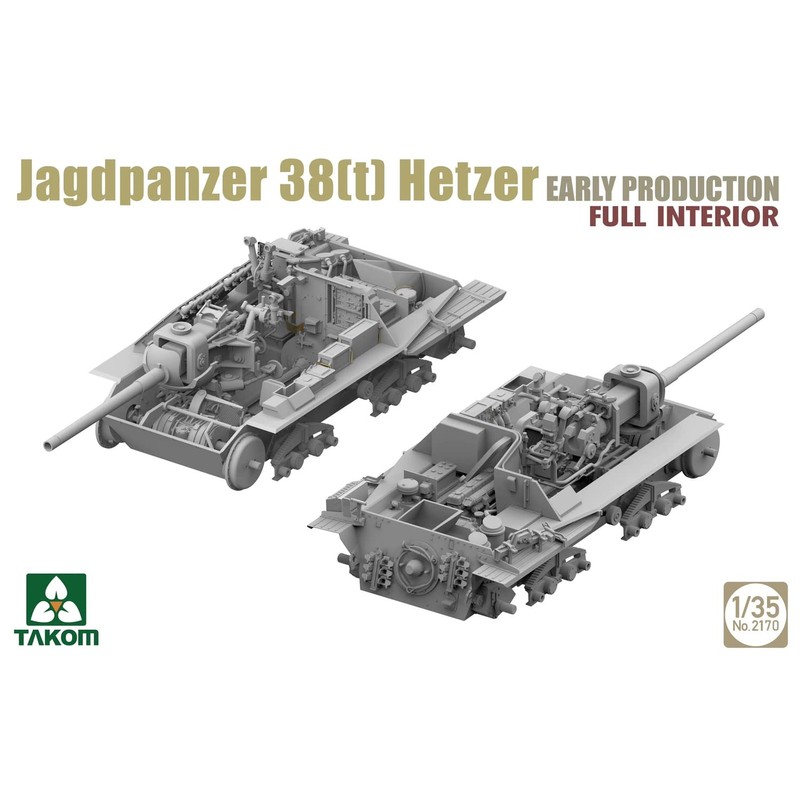 Tacom TKO2170 1/35 German Army Type 38 Light Destroyer Tank,