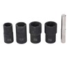 Bolt Extractor Kit, 5Pcs, 17mm, 19mm, 21mm, 22mm Sizes, Cr