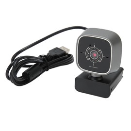 USB Webcam 1080P 30FPS Noise Reduction Dual Microphone Rotatable Plug and Play PC Camera for Desktop Laptop Video Chat