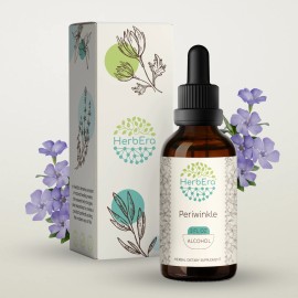 HerbEra Periwinkle Tincture, Organic (Vinca major) - 2 fl oz