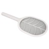 Electric Fly Swatter USB Charging Purple Light 3 Layers Safety