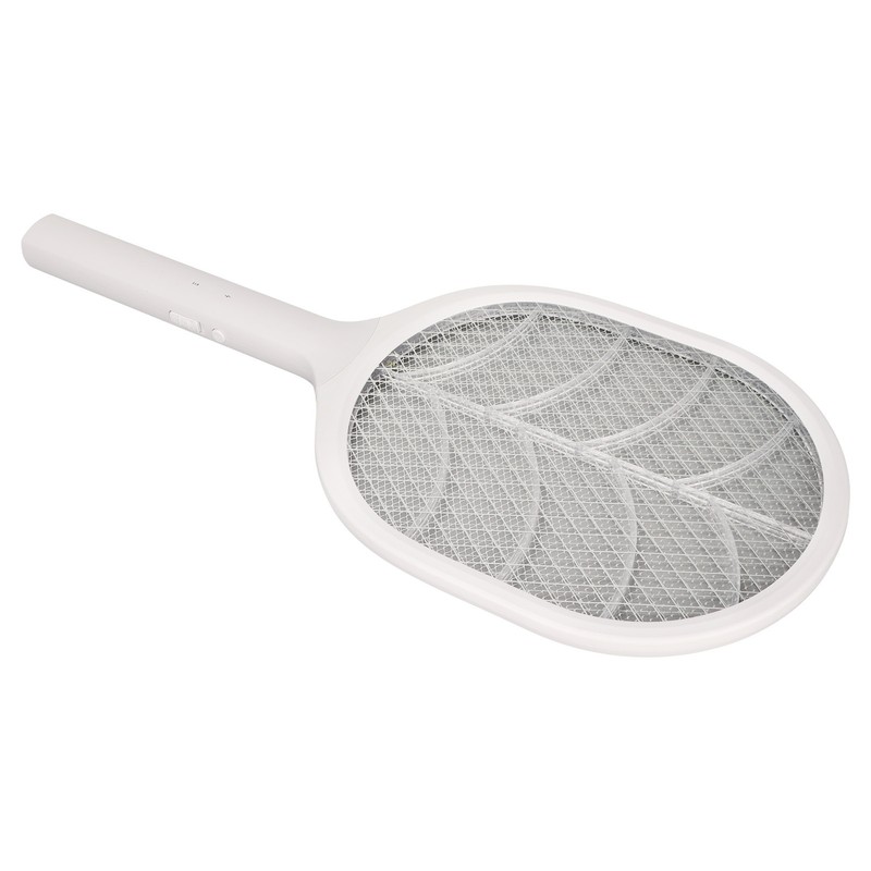 Electric Fly Swatter USB Charging Purple Light 3 Layers Safety