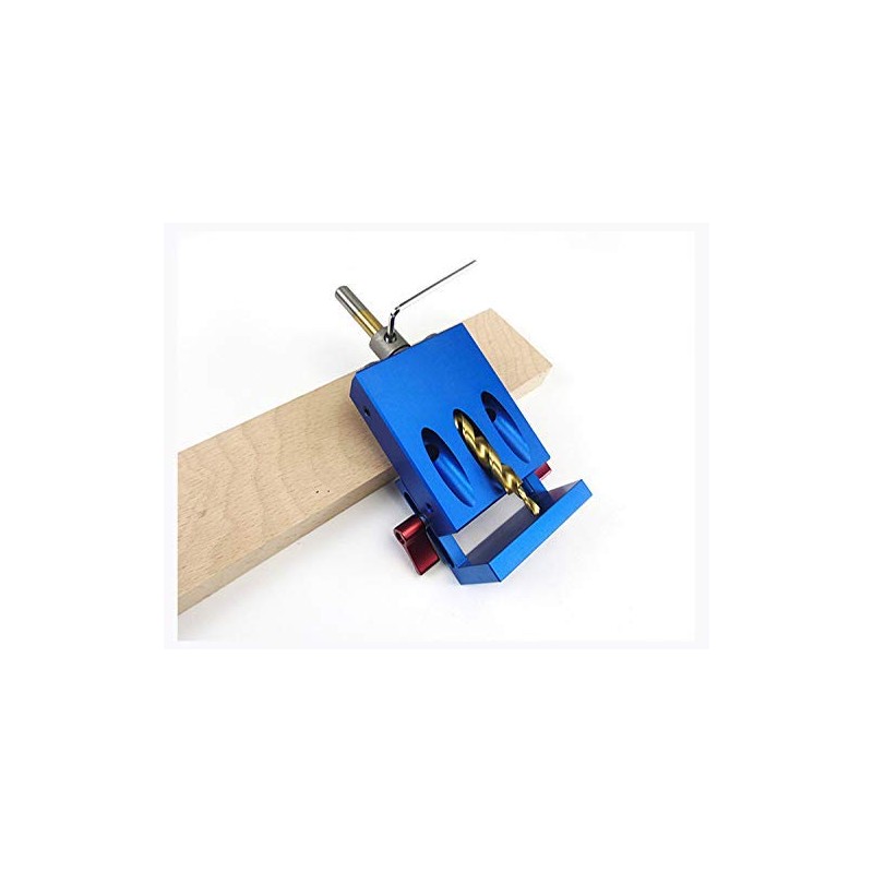 CarAngels Woodworking Pocket Hole Jig, Diagonal Hole Drilling Guide, Dowel