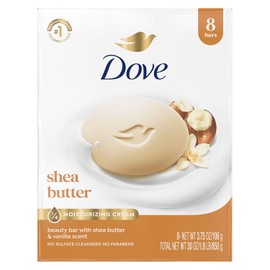 Dove Beauty Bar, Shea Butter, 4 oz, 8 Bar