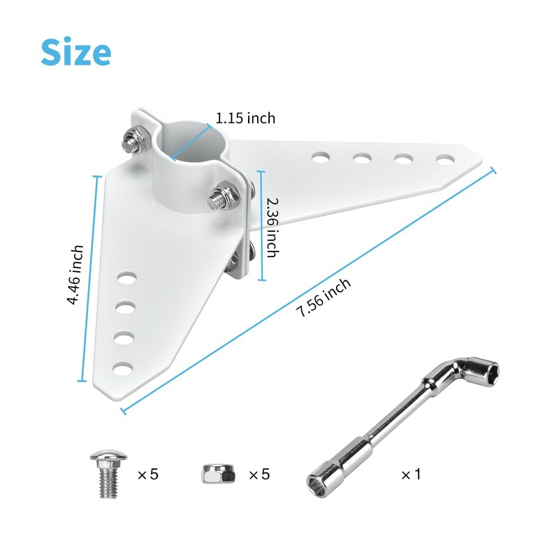 Haoguo Steering Triangle Compatible with Newport NK-180S Brushless Kayak Motor,
