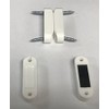 (H&H) White High Strength Magnetic Baggage Door Catch Holder Cabinet