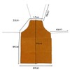 TOOLSTAR Leather Welding Apron,Welders Welding Apron 70cm W ×100 cm