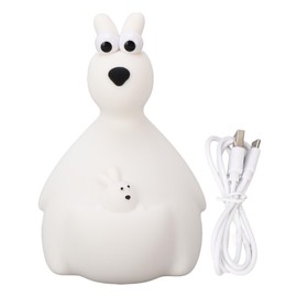 Cute Night Light Kangeroo Baby Pat Night Light Rechargeable Bedside Lamp for Home