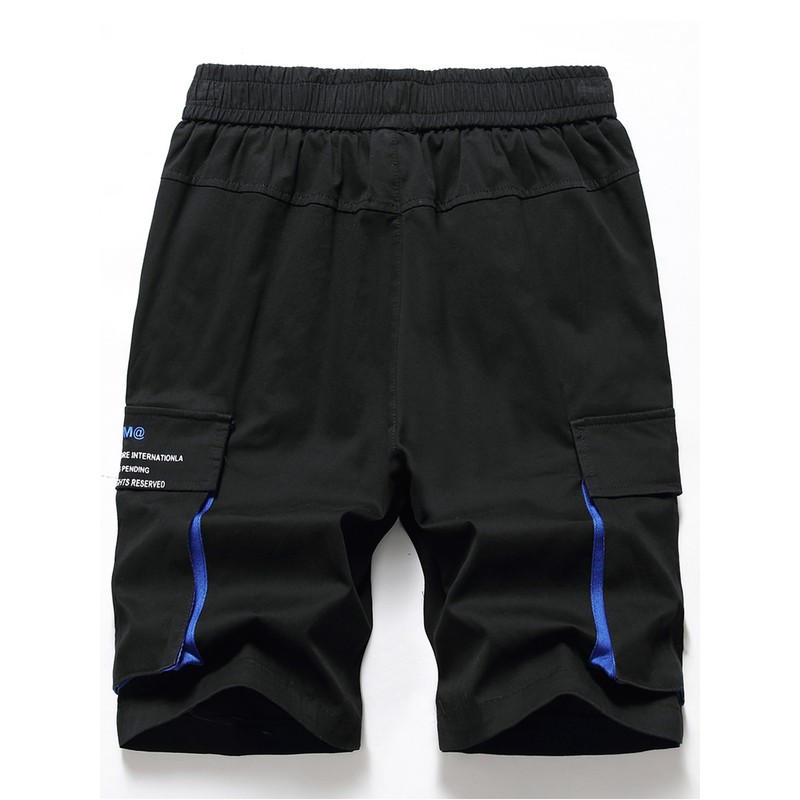 YoungSoul Boys' Shorts, Cargo Shorts, Summer Shorts - Black ,