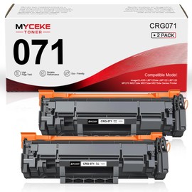 Myceke 071 Toner Cartridge: 2 Pack High Yield CRG 071 Cartridges Compatible for Canon 071 Toner Cartridge Work with ImageCLASS LBP122dw LBP122 LBP120 MF270 Mf272dw Mf273dw Mf275dw Printer