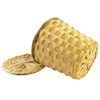 Round Bamboo Weaving Tea Basket with Lid - Mini Tea