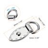 sourcing map Pack of 6 Bag Side Clip Buckle Metal