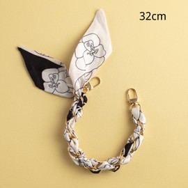 EZ PEACH Wrist Strap Smartphone Hand Fall Prevention Mobile Hand Strap Silk-like Girl Hanging Pendant Decoration Fall Prevention Ribbon Scarf Women's Smartphone Accessories Compatible with All Models