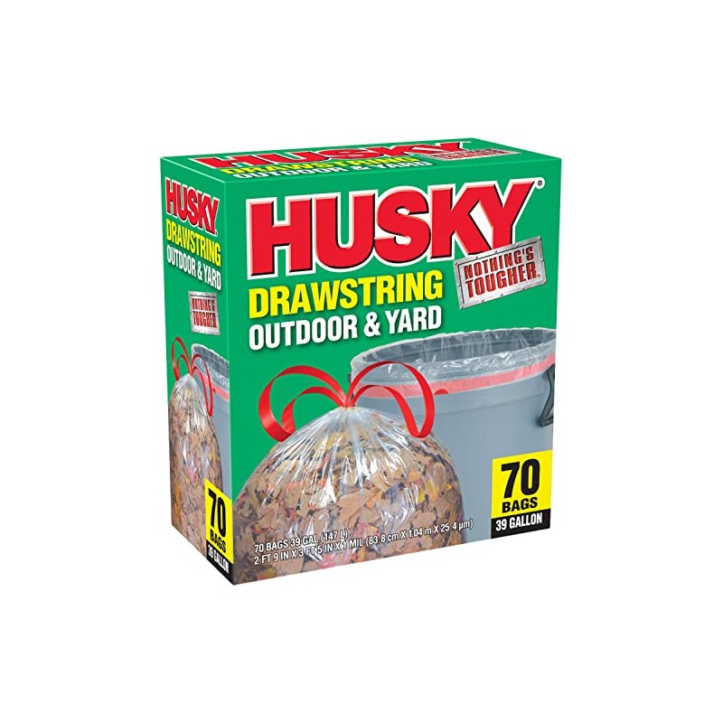 Poly-America HK39DS070C-M yd Bag, Clear, 39 gal, 3' 4 in