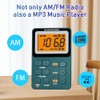 Paeiope Portable Radio AM FM, Rechargeable Pocket Speaker with Best