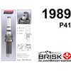 BRISK Iridium Premium+ Plus P41 MEX12LIR 1989 Zündkerzen, 4 Stück