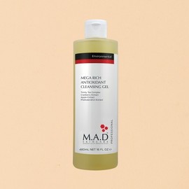 Mad Skincare Mega Rich Antioxidant Cleansing Gel 480ml (+pump) Detox Cleanser / 매드 스킨케어 메가 리치 안티옥시던트 클렌징 젤 480ml(+펌프)  해독클렌저