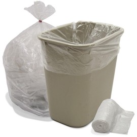 20-30 Gallon Trash Can Liner, Clear, 10 Micron - 500/Case