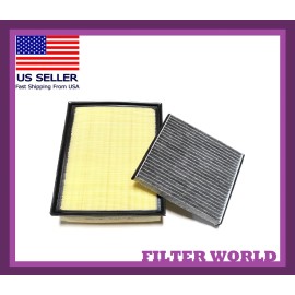 EXCEL Engine and CARBON Cabin Air Filter For FJ CRUISER 2010-2014 US SELLER