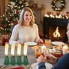 Christmas Tree Spreader Knife Set, Gold Stainless Steel Butter Knives,