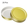 uxcell 20Pcs Mason Jar Lids, 70mm/2.76" Regular Mouth Tin Plate